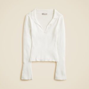 J. Crew Fitted pullover sweater in TENCEL trade lyocell